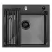 Кухонная мойка Arfeka ECO AR 550*500+RM AR+DS AR BLACK