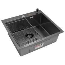 Кухонная мойка Arfeka ECO AR 550*500+CL AR F+DS AR BLACK