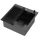 Кухонная мойка Arfeka ECO AR 500*500 POP-UP+RM+DS BLACK DECOR MILLET