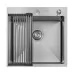 Кухонная мойка Arfeka ECO AR 550*500+RM AR+DS AR SATIN DECOR MILLET