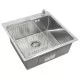 Кухонная мойка Arfeka ECO AR 550*500+CL AR F+DS AR SATIN DECOR MILLET