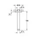 Кронштейн для верхнего душа Grohe Tempesta New 27559000 хром