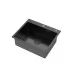 Кухонная мойка Arfeka ECO AR 600*500 POP-UP+CL+DS BLACK DECOR VOLCANIC