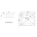 Кухонная мойка Arfeka ECO AR 700*500 POP-UP+CL G+DS SATIN DECOR