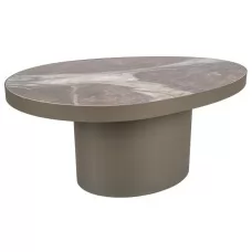 Стол журнальный SIGNAL GUSTO B Ceramic коричневый Patagonia/медный 98/73
