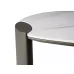 Стол журнальный SIGNAL ADORO B Ceramic белый Amber Bianco/медный 105/65