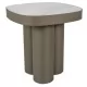 Стол журнальный SIGNAL STELLA C Ceramic белый Nature Cloud/медный 48/48