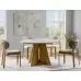 Стол обеденный SIGNAL ALZANO Ceramic белый Pandoro/дуб 120