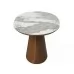 Стол обеденный SIGNAL MAROCCO Ceramic белый Pandoro/орех 160-200/90