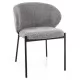 Стул SIGNAL KIOTO t.254 серый/черный