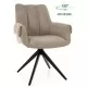 Стул SIGNAL GIO t.250 бежевый/черный, поворотный
