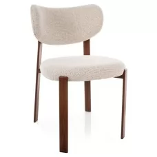 Стул SIGNAL RIN D t.255 светло-бежевый/орех