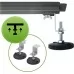 Душевой трап Teknoven TN7D120GM, 1200х70 мм, двусторонний под плитку, оружейная сталь