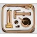 Смеситель с гигиенической лейкой Rea Lungo Loop Copper REA-B9799 медь