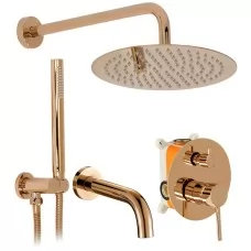 Душевая система Rea Lungo Copper REA-P7998 медный