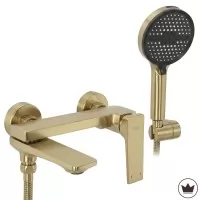 Смеситель для ванны Rea Prime Gold Matt REA-B6732 матовое зо..