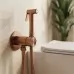 Смеситель с гигиенической лейкой Rea Foster Copper Brush REA-B6674 матовая медь