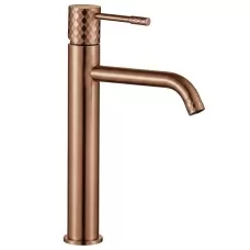 Смеситель для умывальника Rea Lungo Diamond Copper Brush REA-B9846 матовая медь