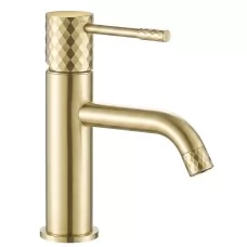 Смеситель для умывальника Rea Lungo Diamond Matt Gold REA-B9843 матовое золото