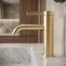 Смеситель для умывальника Rea Rivo Matt Gold REA-B6533 матовое золото
