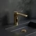 Смеситель для умывальника Rea Vision Gold REA-B6341 золотой