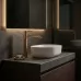 Смеситель для умывальника Rea Rivo Copper Brush REA-B9323 матовая медь