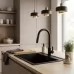 Смеситель для кухни Rea Ontario Black REA-B6571 черный