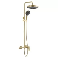 Душевая система Rea Vision Matt Gold REA-P9667 матовое золото