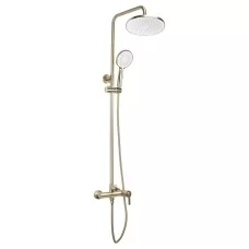 Душевая система Rea Ontario Matt Gold REA-P9494 матовое золото