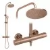 Душевая система Rea Parot Copper Brush REA-P9672 матовая медь