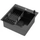 Кухонная мойка Arfeka ECO AR 500*500 POP-UP+CL+DS BLACK DECOR MILLET
