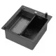 Кухонная мойка Arfeka ECO AR 450*500 POP-UP+CL G+DS BLACK