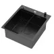 Кухонная мойка Arfeka ECO AR 450*500 POP-UP+CL F+DS BLACK