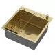 Кухонная мойка Arfeka ECO AR 500*500 POP-UP+CL F+DS GOLD DECOR