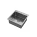 Кухонная мойка Arfeka ECO AR 500*500 POP-UP+CL+DS SATIN DECOR VOLCANIC