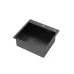 Кухонная мойка Arfeka ECO AR 550*500 POP-UP+CL F+DS BLACK DECOR VOLCANIC