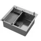 Кухонная мойка Arfeka ECO AR 550*500 POP-UP+CL G+DS SATIN