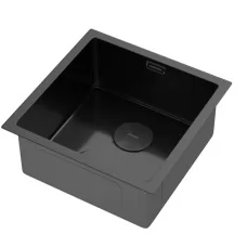 Кухонная мойка Arfeka ECO AR 450*450 POP-UP BLACK PVD NANO DECOR MILLET