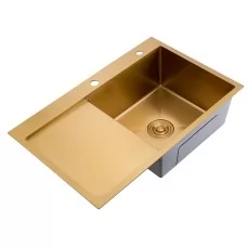 Кухонная мойка Splenka S704.7850.03 RL золотой сатин 