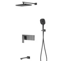 Душевая система Raglo R02273.08304060.09 графит матовый