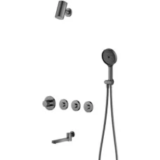 Душевая система Raglo R20263.074272.09 графит матовый