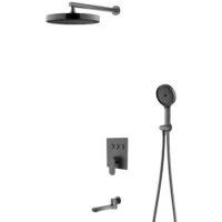 Душевая система Raglo R50273.09314272.09 графит матовый