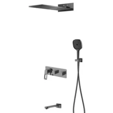 Душевая система Raglo R51274.014060.09 графит матовый
