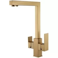 Смеситель для кухни под фильтр Shevanik S148G золотой сатин