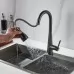 Смеситель для кухни Shevanik S363T оружейная сталь