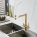 Смеситель для кухни под фильтр Shevanik S378G золотой сатин
