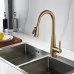Смеситель для кухни Shevanik S363G золотой сатин