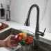 Смеситель для кухни Shevanik S363T оружейная сталь