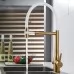Смеситель для кухни под фильтр Shevanik S378G золотой сатин