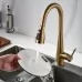 Смеситель для кухни Shevanik S363G золотой сатин